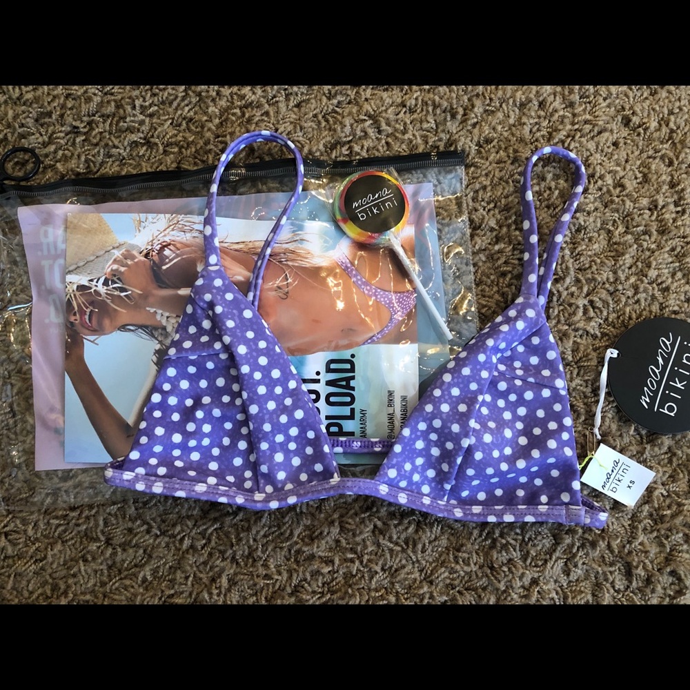 Moana Bikini Throwback Barnie Dotty Top